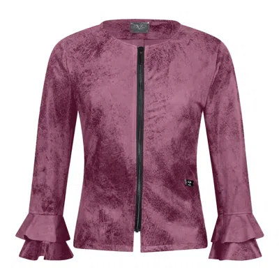 19v69 Italia By Versace 19.69 Abbigliamento Sportivo Srl Women's Pink / Purple Jacket Udine- Rosewood In Pink/purple