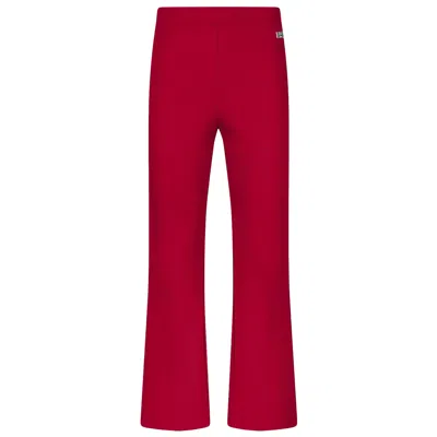 19v69 Italia By Versace 19.69 Abbigliamento Sportivo Srl Women's Red Boot Cut Trousers Bergamo- Bordeaux