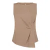 19v69 Italia By Versace 19.69 Abbigliamento Sportivo Srl Women's Tank Top Salerno- Brown In Brown