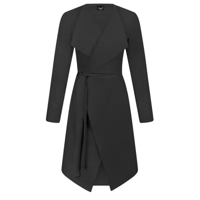 19v69 Italia By Versace 19.69 Abbigliamento Sportivo Srl Women's Trench Coat Milano - Black