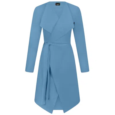 19v69 Italia By Versace 19.69 Abbigliamento Sportivo Srl Women's Trench Coat Milano - Blue
