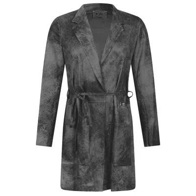 19v69 Italia By Versace 19.69 Abbigliamento Sportivo Srl Women's Trench Coat Parma- Black