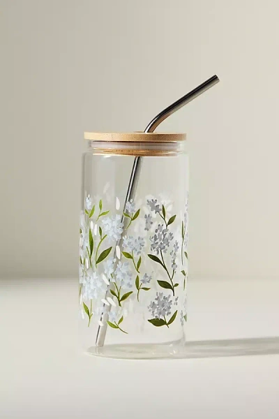 1canoe2 Glass Tumbler With Lid In Transparent