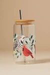 1canoe2 Glass Tumbler With Lid In Black