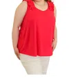 1clique Co. Girl Tank Tops In Red In Red
