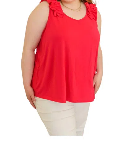 1clique Co. Girl Tank Tops In Red