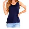 1clique Co. Land Of The Free Tank Top In Navy In Blue