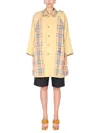 1/off Check Pattern Coat In Multicolour
