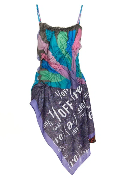 1/off Dress 'slip Scarf' In Multi