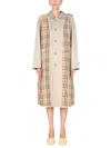 1/off Remade Burberry Trench In Multicolour