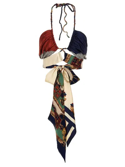 1/off Designer Scarf Tops Multicolor