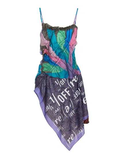 1/off Women's Slip Scarf Dress In Multi