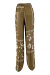 1-one Trousers Camel/ivory