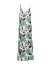 1-one Woman Maxi Dress White Size 10 Viscose In White