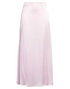 1-one Woman Maxi Skirt Pink Size 8 Acetate, Silk In Pink