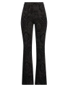 1-one Woman Pants Charcoal Size 8 Viscose, Nylon, Elastane