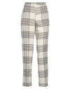 1-one Woman Pants Cream Size 6 Polyester, Elastane In White
