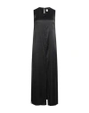 1-one Woman Top Black Size 4 Acetate, Silk