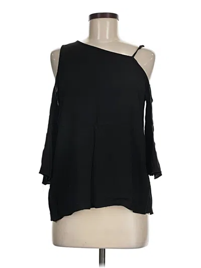 Pre-owned 1.state 3/4 Sleeve Blouse In Black