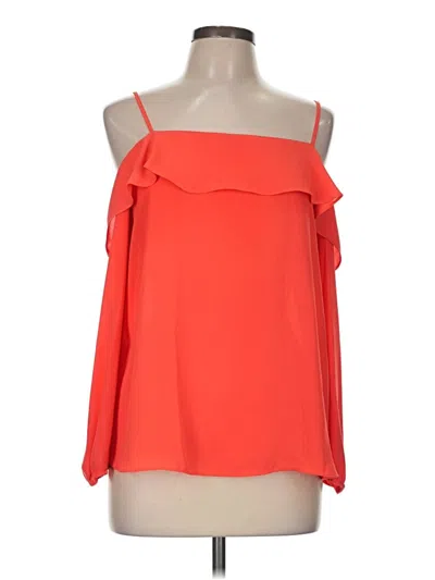 Pre-owned 1.state 3/4 Sleeve Blouse In Orange