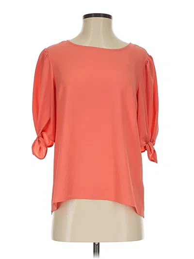 Pre-owned 1.state 3/4 Sleeve Blouse In Orange