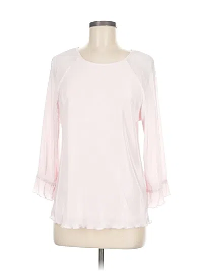 Pre-owned 1.state 3/4 Sleeve Blouse In Pink