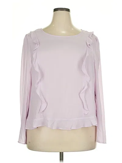 Pre-owned 1.state 3/4 Sleeve Blouse In Pink