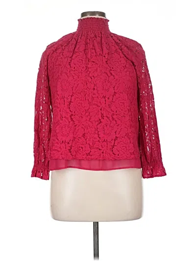 Pre-owned 1.state 3/4 Sleeve Blouse In Red
