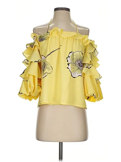 1.state 3/4 Sleeve Blouse In White
