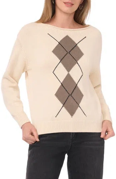 1.state Argyle Sweater In Multi