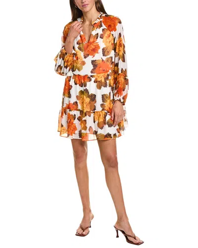 1.state Baby Doll Dress In Orange