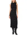 1.state Womens Beaded Polyester Cocktail And Party Dress In Rich Black