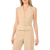 1.state Belted Vest In Sand