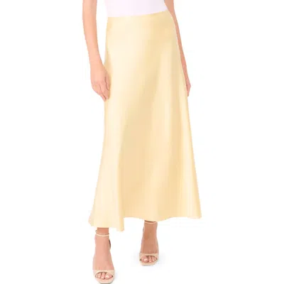 1.state Bias Cut Maxi Skirt In Yellow