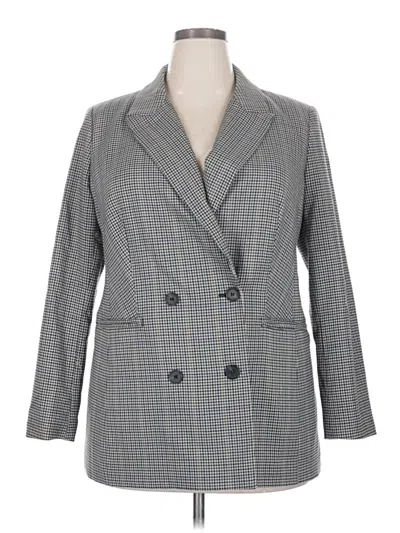 Pre-owned 1.state Blazer Jacket In Black