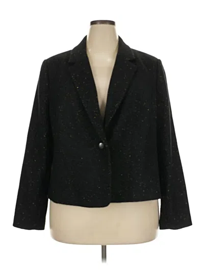 Pre-owned 1.state Blazer Jacket In Black