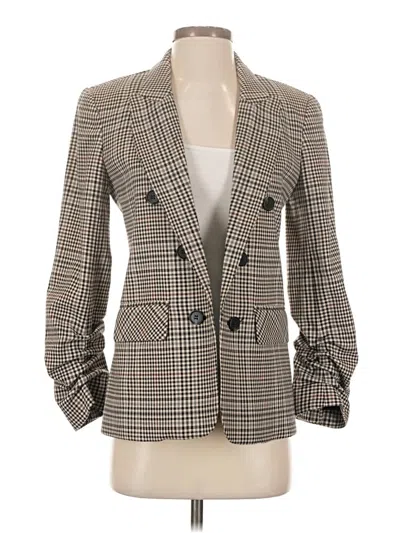 Pre-owned 1.state Blazer Jacket In Brown