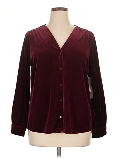 1.state Blazer Jacket In Burgundy