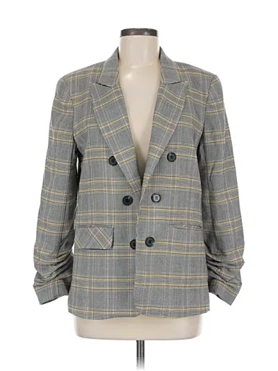 Pre-owned 1.state Blazer Jacket In Gray