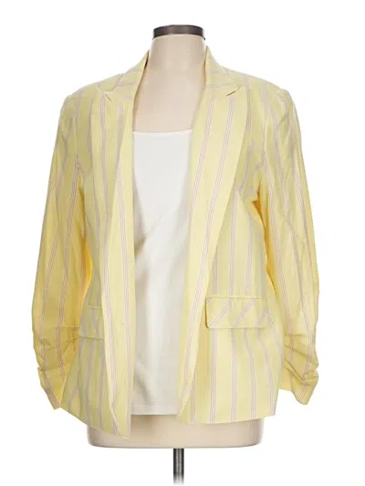 Pre-owned 1.state Blazer Jacket In Yellow