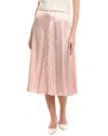 1.state Button Midi Skirt