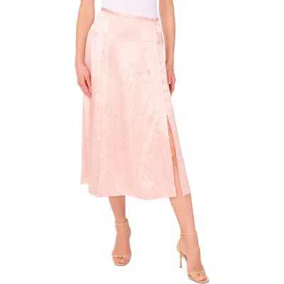 1.state Button Slit Midi Skirt
