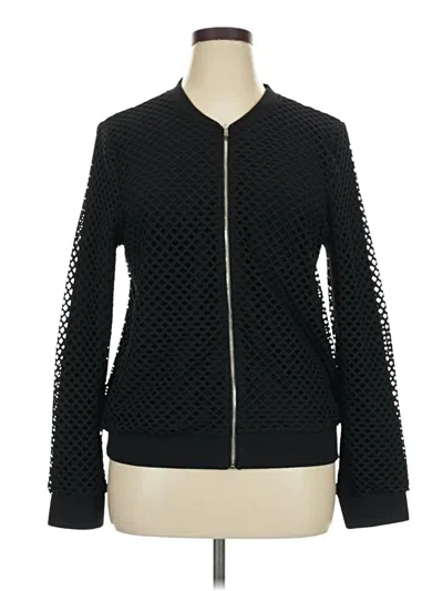 Pre-owned 1.state Cardigan Sweater In Black