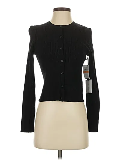 Pre-owned 1.state Cardigan Sweater In Black