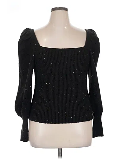 Pre-owned 1.state Cardigan Sweater In Black