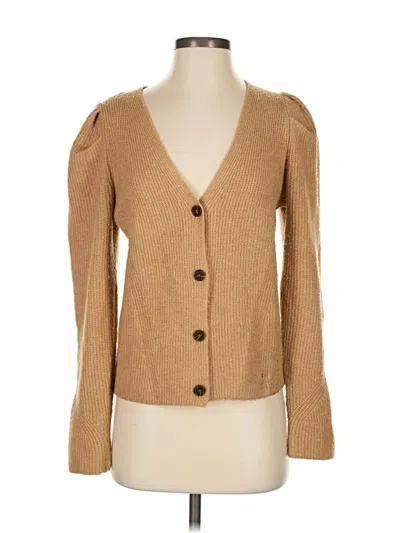 Pre-owned 1.state Cardigan Sweater In Brown
