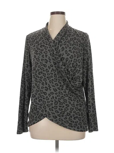 Pre-owned 1.state Cardigan Sweater In Gray