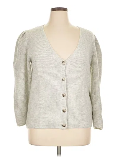 Pre-owned 1.state Cardigan Sweater In Gray