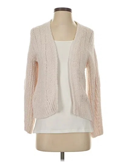 Pre-owned 1.state Cardigan Sweater In Ivory