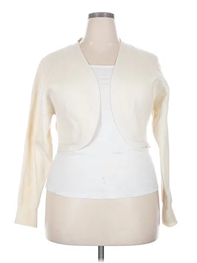 Pre-owned 1.state Cardigan Sweater In Ivory